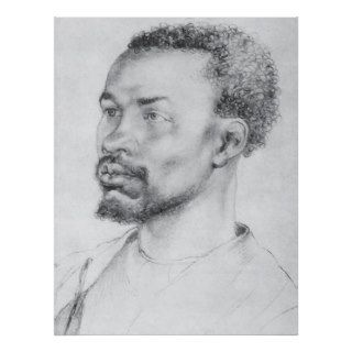 Albrecht Durer Head of a Negro Poster