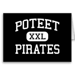 Poteet   Pirates   High School   Mesquite Texas Greeting Card