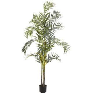 Nearly Natural 5317 Areca Palm Silk Tree, 7 Feet, Green   Artificial Trees
