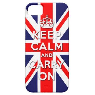 keep calm and carry on Union Jack flag iPhone 5 Case