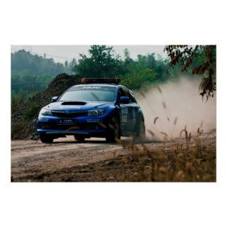 Subaru Rally Car 0 Poster