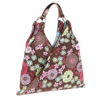 Necessary Objects Juniors Rosa V Shaped Tote, Brown Clothing