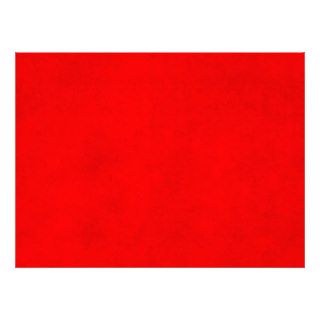Christmas Bright Red Color Parchment Paper Blank Announcement