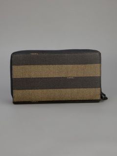 Fendi 'pequin' Stripe Wallet