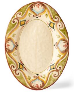 Baldaccio Oval Platter   Caff Ceramiche