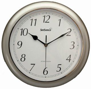 Equity Time 28512 SkyScan Atomic Analogue Clock   Never Needs Setting   Wall Clocks