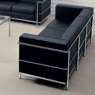 FlashFurniture Hercules Regal Series Contemporary Leather Sofa with Encasing 