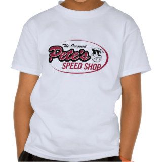 Pete's Speed Shop "the original" dog face mechanic T shirt