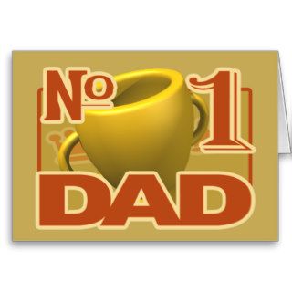 No. 1 Dad card