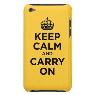 Keep Calm and Carry on iPod Case Mate Cases