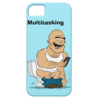 Multitasking   Funny Smartphone Case Cover For iPhone 5/5S