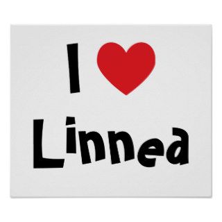 I Love Linnea Posters