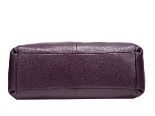 COACH Madison Leather Small Phoebe Shoulder Bag Light/Black Violet