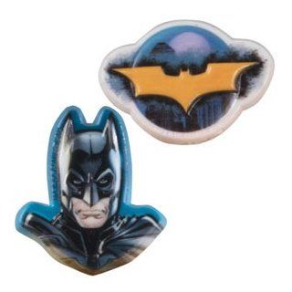 BATMAN Bat Man Dark Knight Rises Movie (12) Cupcake Cake Birthday Party RINGS Toys & Games