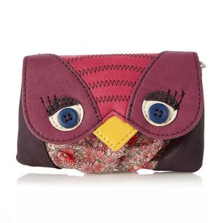 Ollie & Nic Pink applique bird coin purse