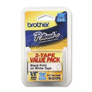 Adhesive Non laminated Labelmaker Label   Black on White  Shipping Label Tape 