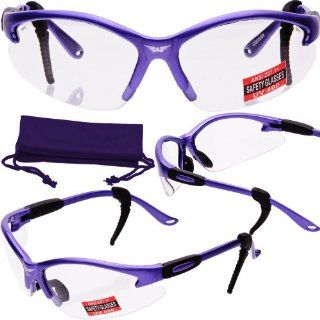 COUGAR   Advance Systems Safety Glasses   Rubber EAR LOCKS, Microfiber Cleaning/Storage Pouch.   Womens Safety Glasses  