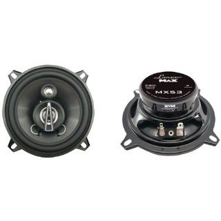 LANZAR MX53 3 Way Triaxial Speakers (5.25inin; 140W)  Vehicle Speakers 