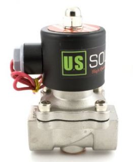 3/4" Stainless Steel Electric Solenoid Valve 110VAC Normally Closed Air Water Industrial Solenoid Valves