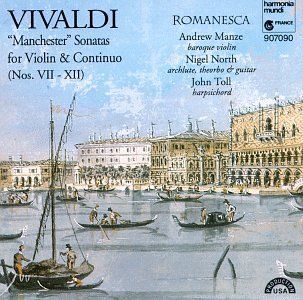 Vivaldi Manchester Sonatas for Violin & Continuo, Nos. 7 12 Music