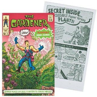Comic Book Plantable Paper   The Gardener Toys & Games