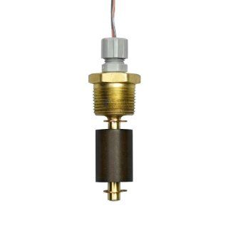 Madison M4168 1 Brass Normally Open Drum Level Indicator with Remote Mount and High Alarm, 30 Watt SPST, 3/4" NPT, 150 psig Pressure Electronic Component Liquid Level Sensors