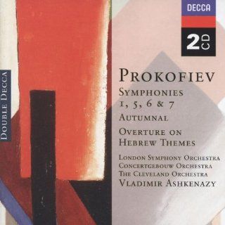 Prokofiev Symphonies Nos. 1, 5, 6 & 7; Autumnal; Overture on Hebrew Themes Music
