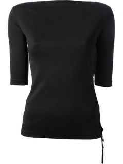 Ralph Lauren Black 'sasha' Boatneck Top