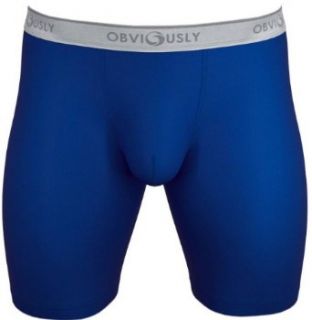 Obviously Men's Naked Boxer Briefs 9 Inch Leg at  Mens Clothing store
