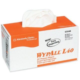 Kimberly Clark   WypAll L40 All Purpose Wipers Dispenser Box, 810 PER CASE  Packing Materials 
