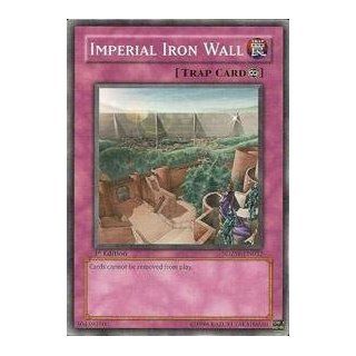Yu Gi Oh   Imperial Iron Wall (SDZW EN032)   Structure Deck Zombie World   Unlimited Edition   Common Toys & Games