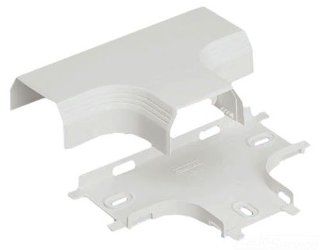 Panduit T45TEI Power Rated Raceway Tee Fitting, Electric Ivory