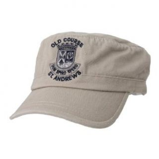 Mens Old Course St Andrews Golf Baseball Cap (Beige) (One Size Fits All) (Beige) at  Mens Clothing store