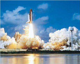 Poster, Space Shuttle Take off, Final Size 20 in X 16 in.   Prints
