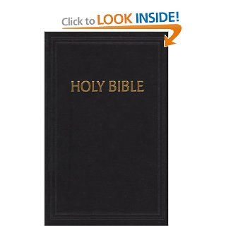 KJV Pew Bible, Black Hardcover Holman Bible Staff 9781558192508 Books