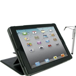 rooCASE 3 in 1 Kit   Convertible Leather Folio Case for iPad 2