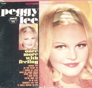 Peggy Lee Once More with Feeling Music