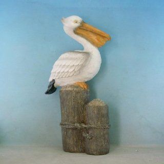Pelican on Pilings 21" Nautical Art For Sale Beach Decorating Nautical Decor   Brand New   Home Decor Accents