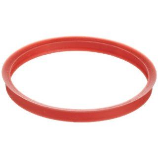 Wheaton 240760 Red ETFE Screw Cap for Wheaton Lab 45 Media Bottle Pour Ring 45mm (Case of 10) Science Lab Cap Plugs