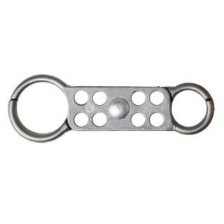 Horizon 5507 Steel Lock Out Tag Out Hasp, Double Sided, 6" Length x 2 " Width x 3/8" Height (Pack of 12) Job Site Safety Equipment