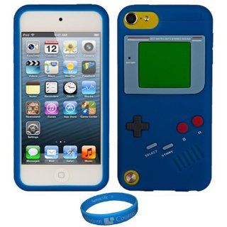 Magic Blue Gameboy Skin Cover for Apple iPod Touch 5 + SumacLife TM Wisdom Courage Wristband   Players & Accessories