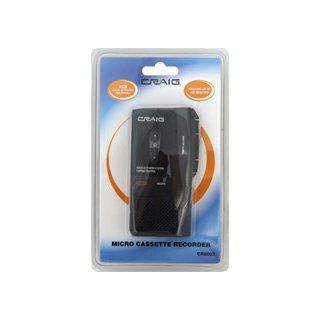 Craig Micro Cassette Voice Recorder with LED Recording Indicator (CR8003) Electronics