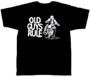 Old Guys Rule T Shirt Retired Biker Design Clothing