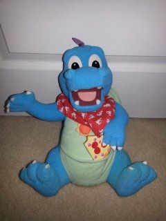 1999 Playskool Dragon Tales Talking Hungry Hiccuping Ord Blue Dragon Stuffed Animal Plush Toy Toys & Games