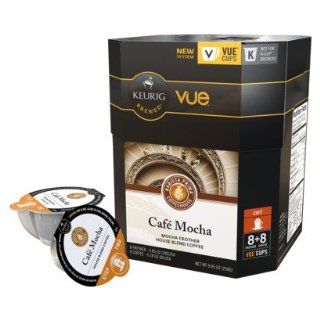 48ct   V Cups Barista Prima Caf Mocha Coffee and 48ct Frothers for Keurig VUE Brewers  Coffee Brewing Machine Cups  Grocery & Gourmet Food