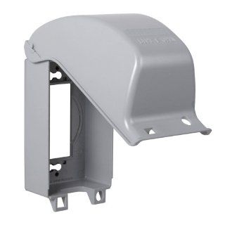 Taymac MX3200 One Gang Vertical In Use Metal Weatherproof Receptacle Cover   Electrical Outlet Boxes  