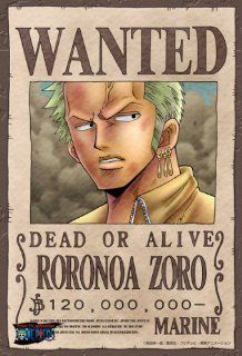 One Piece Roronoa Zoro Wanted Poster Puzzle 150 Piece Toys & Games