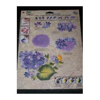 1165 Lilacs, Folk Art, One Stroke, Reusable Teaching Guide