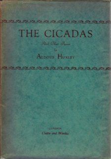 The Cicadas and Other Poems Aldous Huxley Books