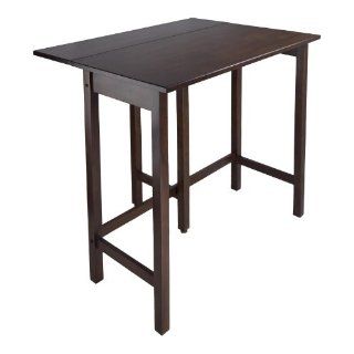 Winsome Lynnwood Drop Leaf High Table   Bar Height Table